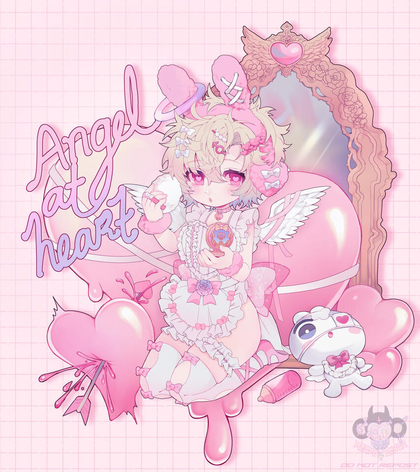 Takeo Angel at heart Keychain