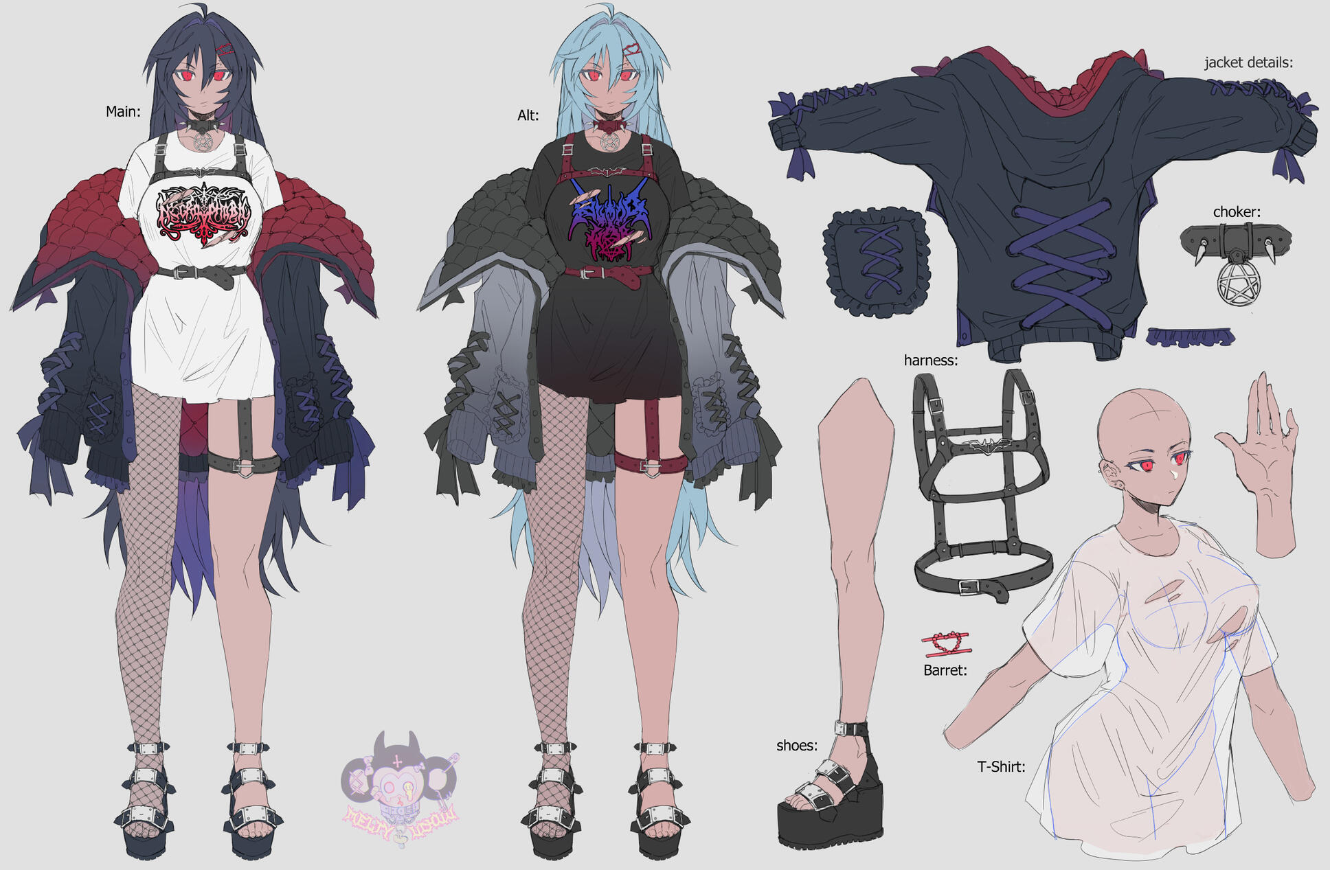 Vtuber ref design 2022