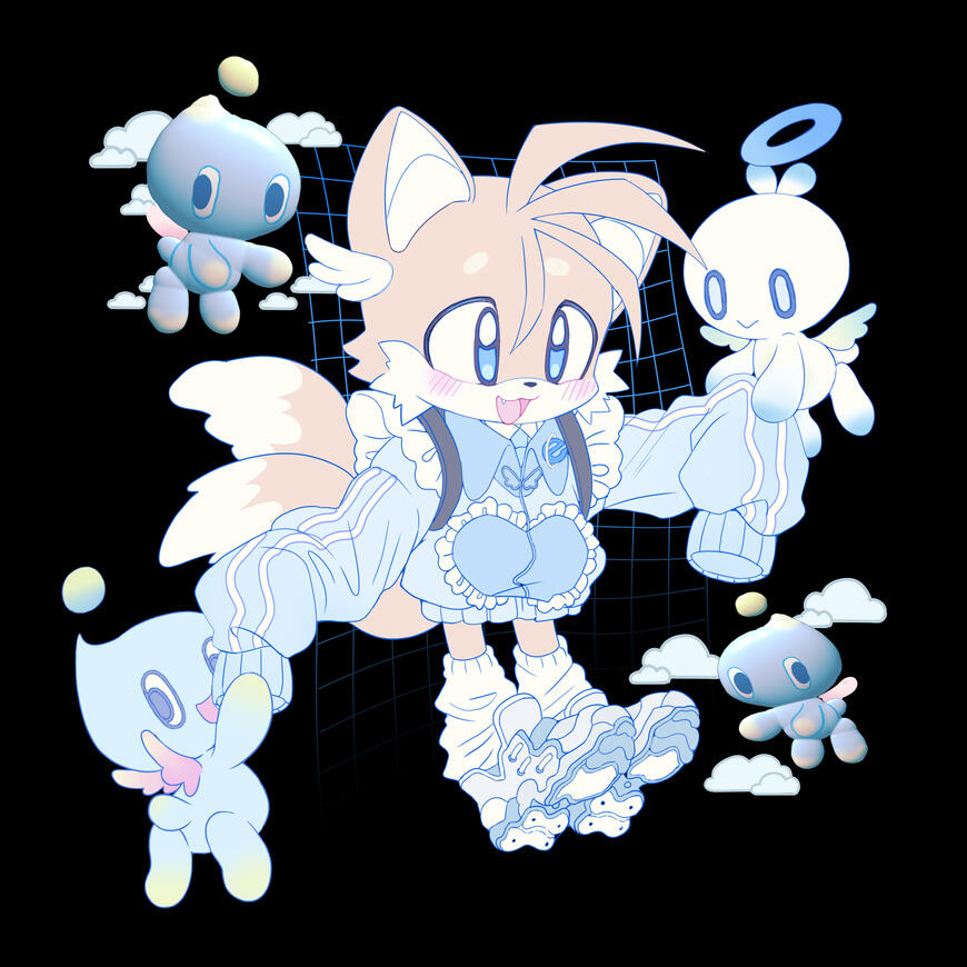 Tails Keychain