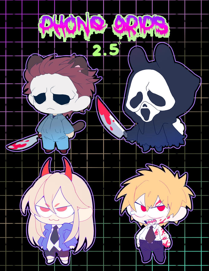 Mini Horrors phone grips